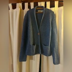 LL Bean wool cardigan